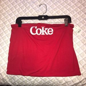 “COKE” Graphic Tube Top